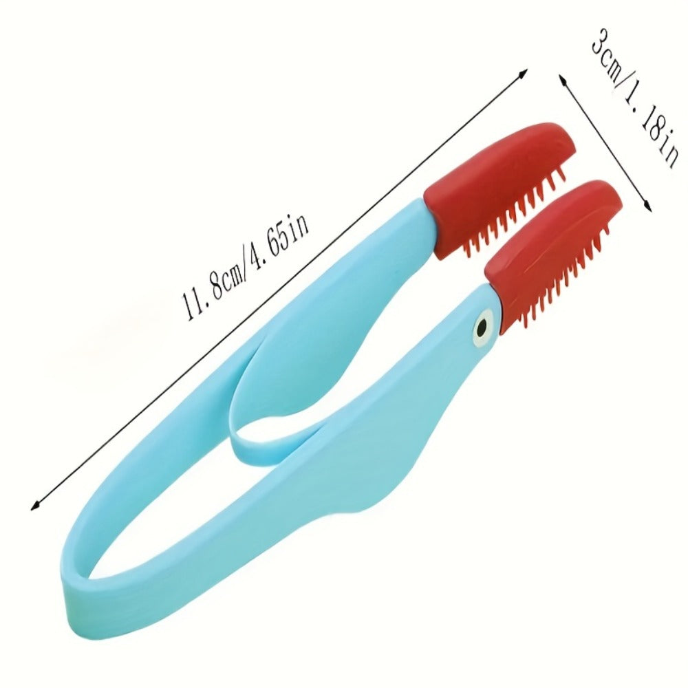 1pc Gentle Pet Eye Cleaner Comb - Soft Bristle Brush for Removing Tear Stains and Excrement - Safe and Easy to Use Dog Eye Care Tool