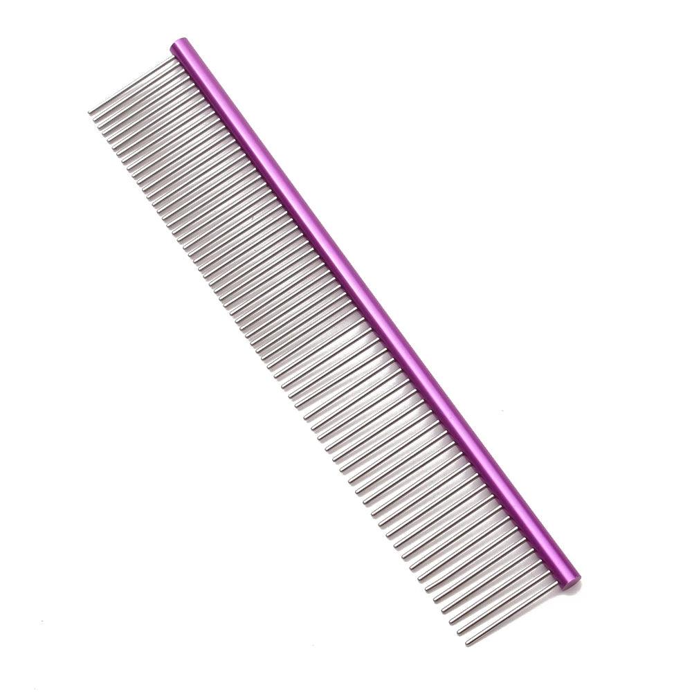 Puppy Grooming Comb Groomer For Dog Aluminum Groomer Pets Combs Hairbrush Cat Dog Grooming Combs Dog Hair Care C6704 - Paws &amp; Purrfections