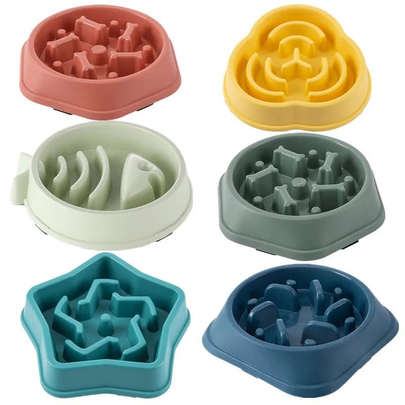 Anti-Choking Pet Food Bowl - Durable Plastic, 200g Capacity for Safe Feeding - Paws &amp; Purrfections