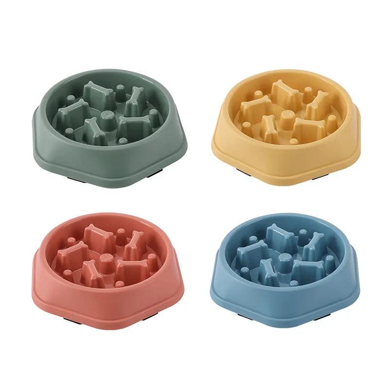 Anti-Choking Pet Food Bowl - Durable Plastic, 200g Capacity for Safe Feeding - Paws &amp; Purrfections