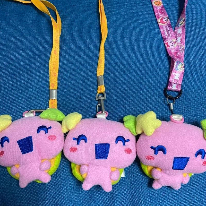 BANDAI Tamagotchi Keychain - Cute Plush Dolls &amp; Mini Pet Pouch for Kids Gifts - Paws &amp; Purrfections