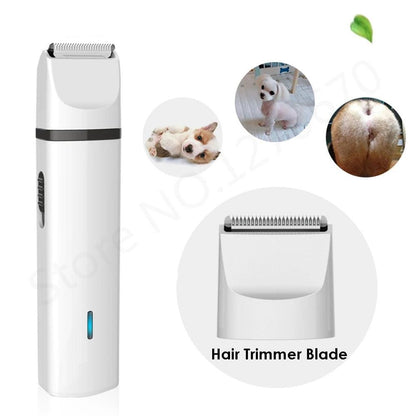 BaoRun 3 IN 1 Pet Grooming Kit - Rechargeable Clippers, Nail Grinder &amp; Hair Trimmer - Paws &amp; Purrfections