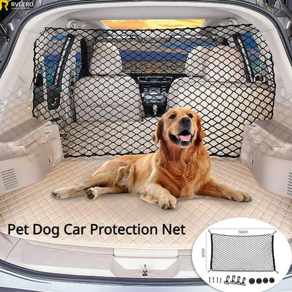 Car Trunk Fence Pet Dog Isolation Protective Net - Sturdy &amp; Durable for Any Vehicle - Paws &amp; Purrfections