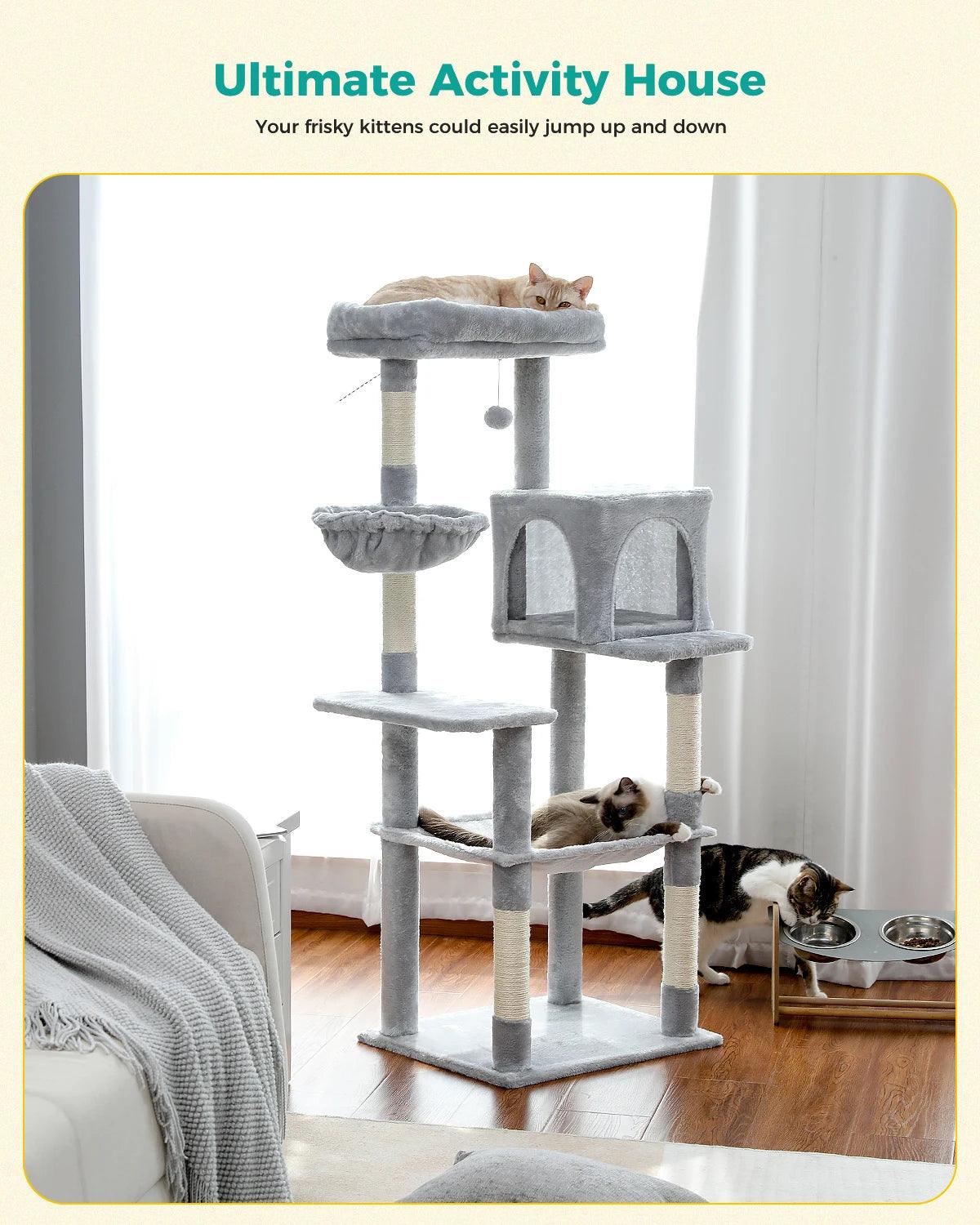 Cat Tree House - Paws &amp; Purrfections