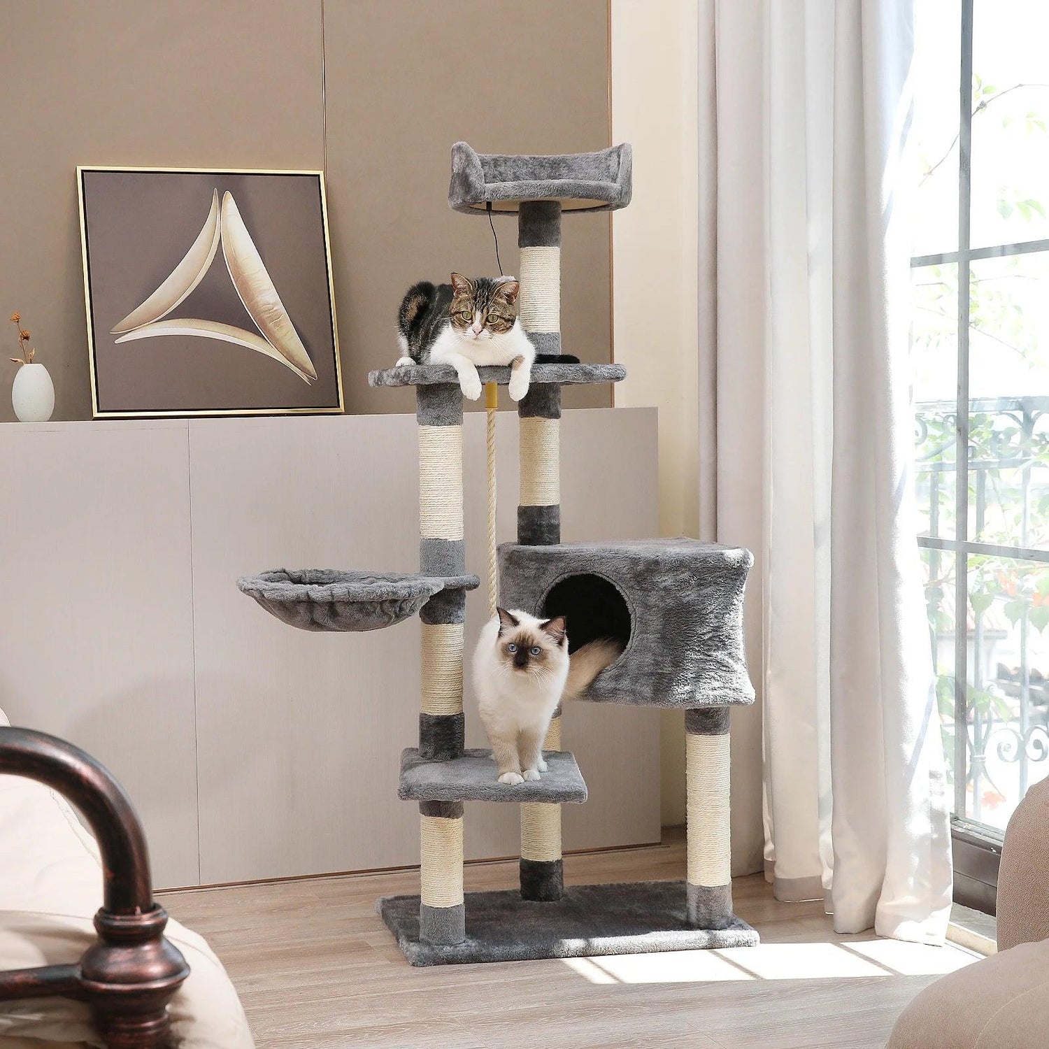 Cat Tree House - Paws &amp; Purrfections