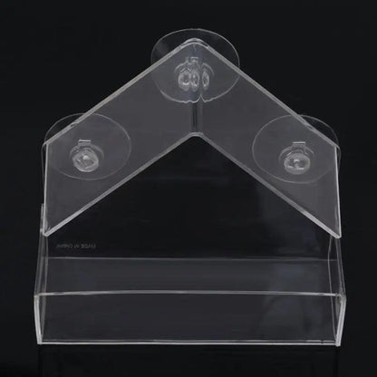 Clear Glass Window Bird Feeder - Paws &amp; Purrfections