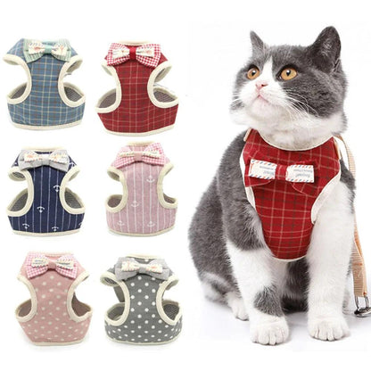 Cute Nylon Harness and Leash Set - Paws &amp; Purrfections