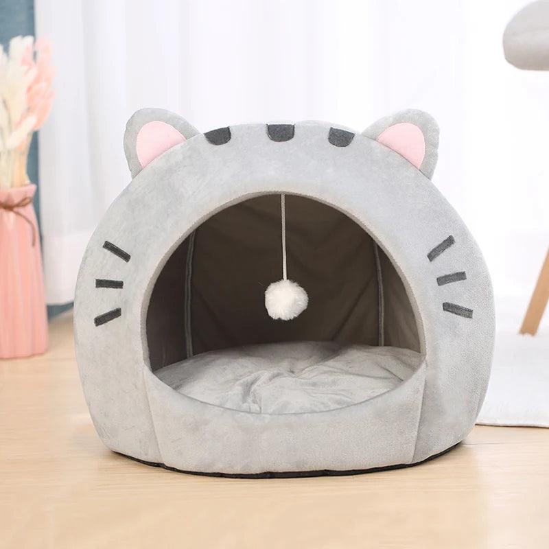 Cute Warm Cat Bed - Paws &amp; Purrfections