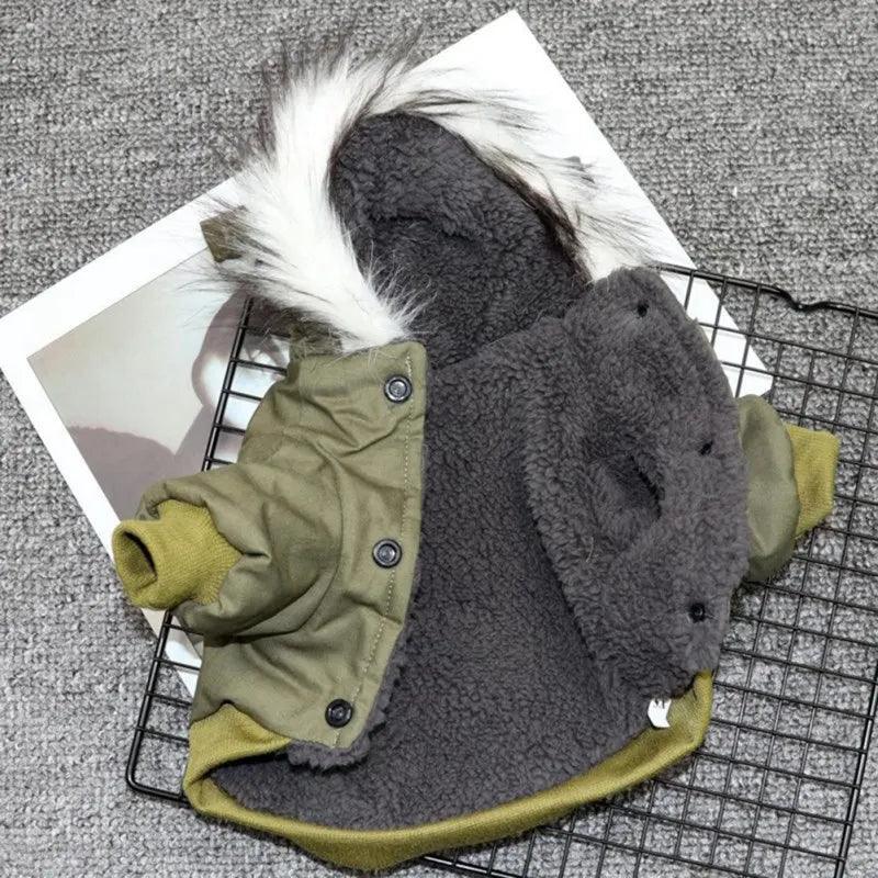 Dog Clothes Winter Puppy Pet Dog Coat Jacket For Small Medium Dogs Thicken Warm Chihuahua Yorkies Hoodie Pets Clothing - Paws &amp; Purrfections