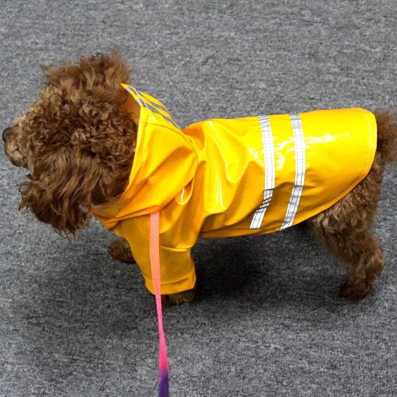 Dog Raincoat Reflective Waterproof Snowproof Pet Coat for Small Puppy Cats Raincoat Chihuahua Bulldog Pets Cape Poncho Costume - Paws &amp; Purrfections