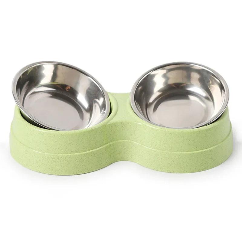 Double Pet Bowls - Paws &amp; Purrfections