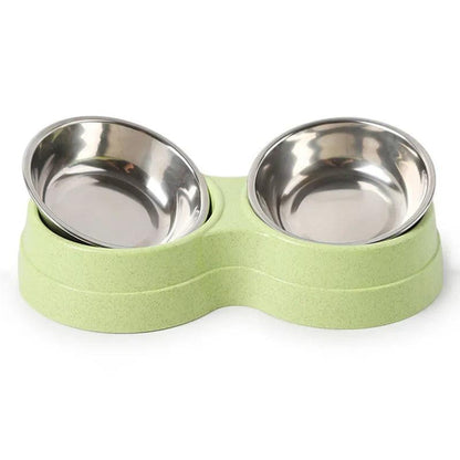 Double Pet Bowls - Paws &amp; Purrfections