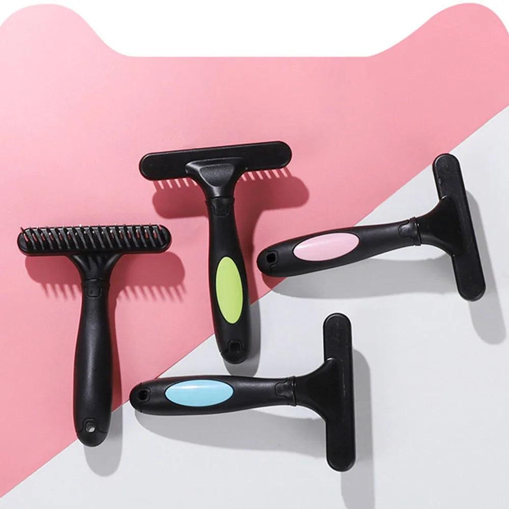 Double Row Deshedding Brush - Paws &amp; Purrfections