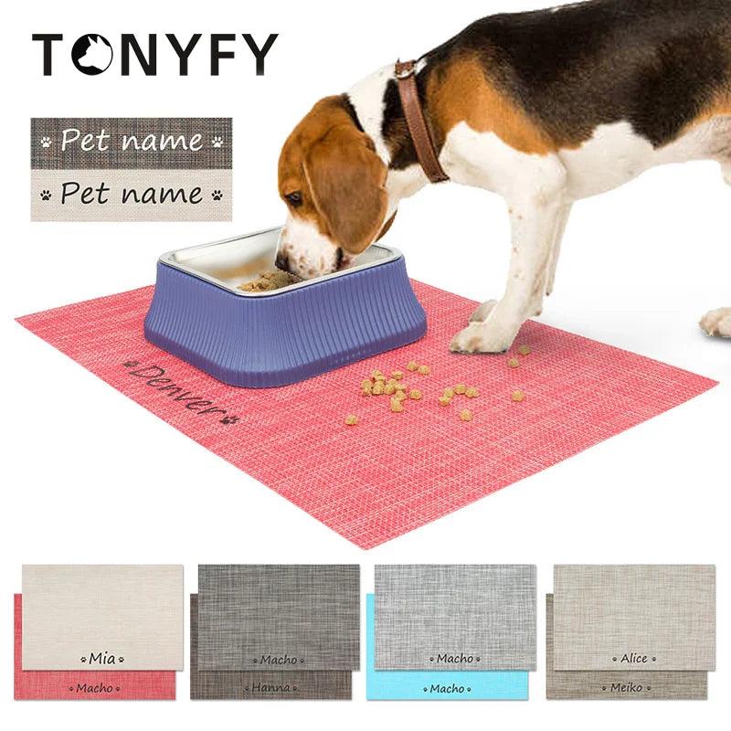 Easy To Clean Pet Feeding Mat - Paws &amp; Purrfections