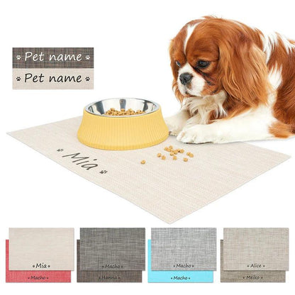 Easy To Clean Pet Feeding Mat - Paws &amp; Purrfections