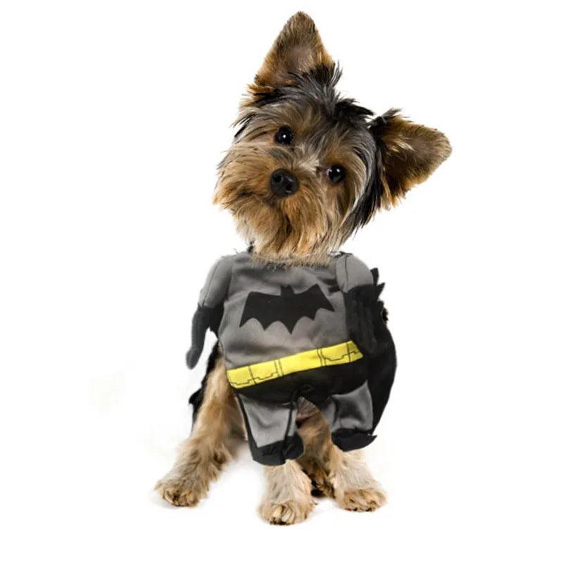 Fashion Cute Pets Sets Transfiguration Clothes Super Hero Cosplay For Dog Cat Easy Wear Soft Comfortable Like A Man Novel Sets - Paws &amp; Purrfections