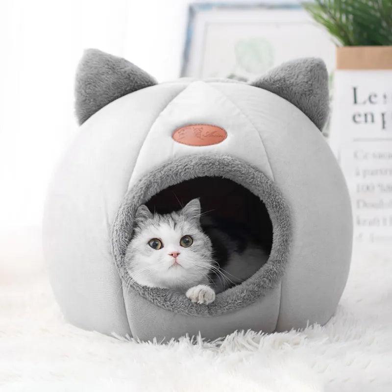 New Deep Sleep Comfort In Winter Cat Bed Iittle Mat Basket Small Dog House Products Pets Tent Cozy Cave Nest Indoor Cama Gato - Paws &amp; Purrfections