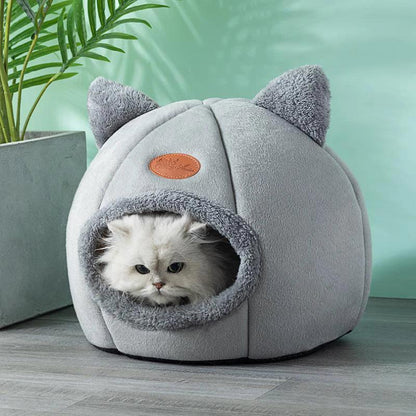 New Deep Sleep Comfort In Winter Cat Bed Iittle Mat Basket Small Dog House Products Pets Tent Cozy Cave Nest Indoor Cama Gato - Paws &amp; Purrfections