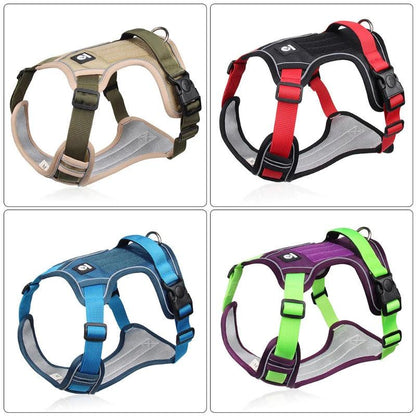 No Pull &amp; No Choke Reflective Dog Harness with Sturdy Handle - Comfortable and Secure - Paws &amp; Purrfections