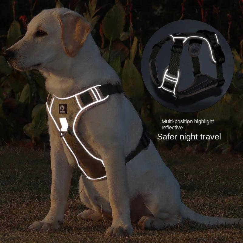 No Pull &amp; No Choke Reflective Dog Harness with Sturdy Handle - Comfortable and Secure - Paws &amp; Purrfections