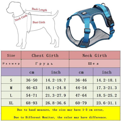 No Pull &amp; No Choke Reflective Dog Harness with Sturdy Handle - Comfortable and Secure - Paws &amp; Purrfections