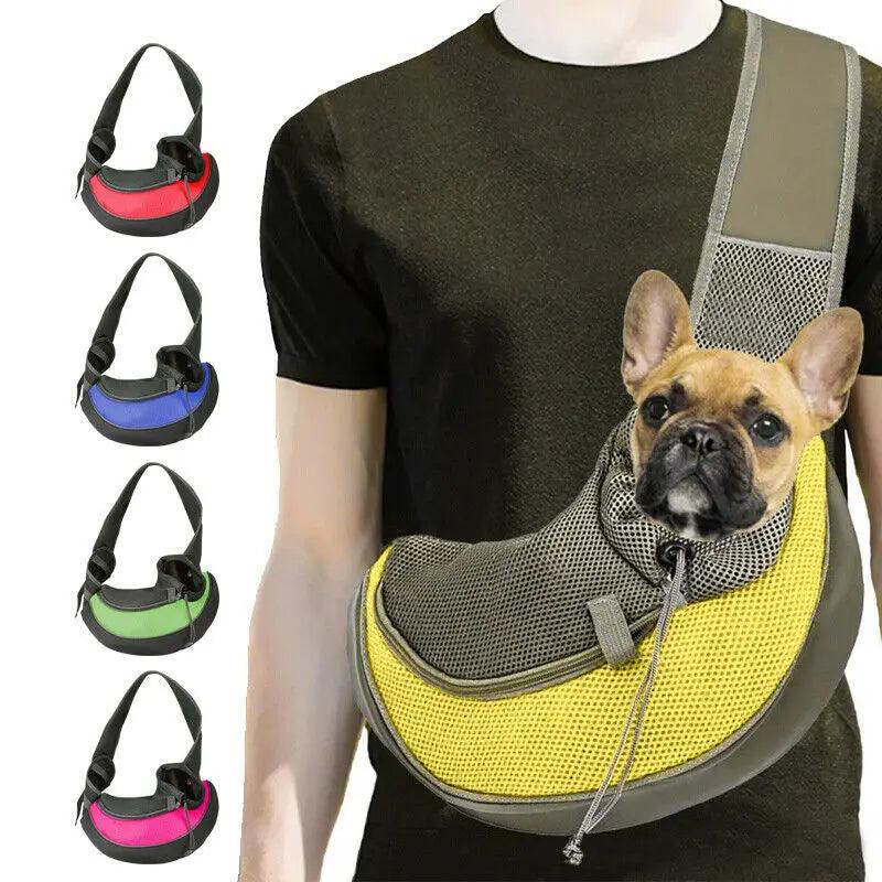 Pet Cat Dog Carrier Backpack Travel Tote Shoulder Bags Mesh Sling Carry Pack Comfort Foldable Dog Accessories Pets Bag Backpacks - Paws &amp; Purrfections