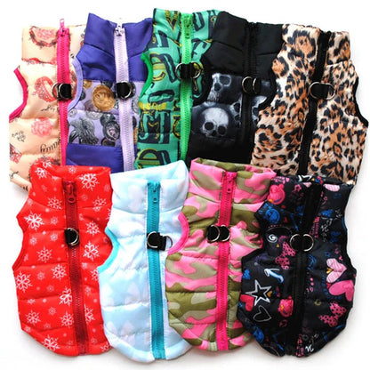 Pet Clothes Puppy Outfit Vest Warm Dog Clothes for Small Dogs Winter Windproof Pets Dog Jacket Christmas Coat Ropa Perro - Paws &amp; Purrfections