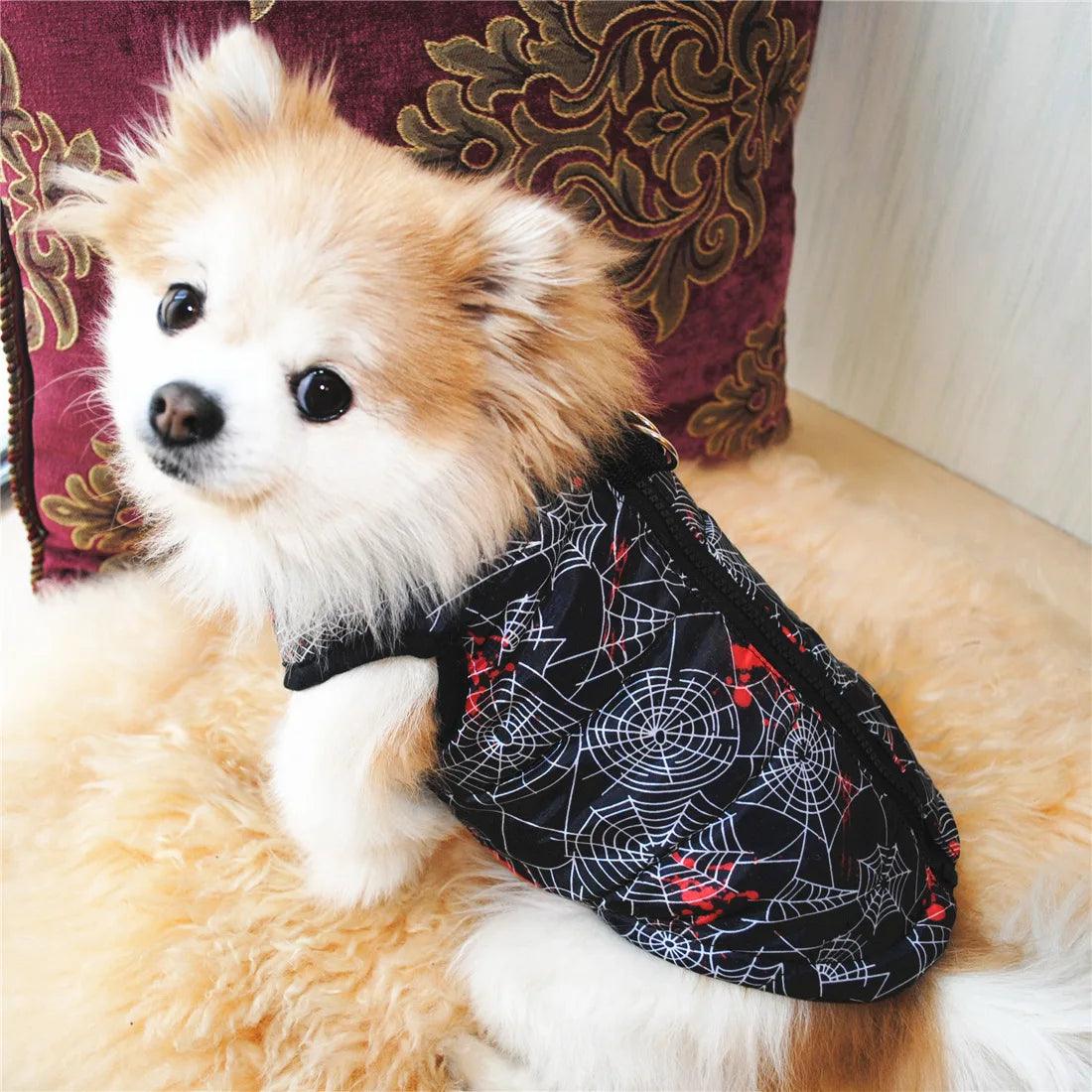 Pet Clothes Puppy Outfit Vest Warm Dog Clothes for Small Dogs Winter Windproof Pets Dog Jacket Christmas Coat Ropa Perro - Paws &amp; Purrfections