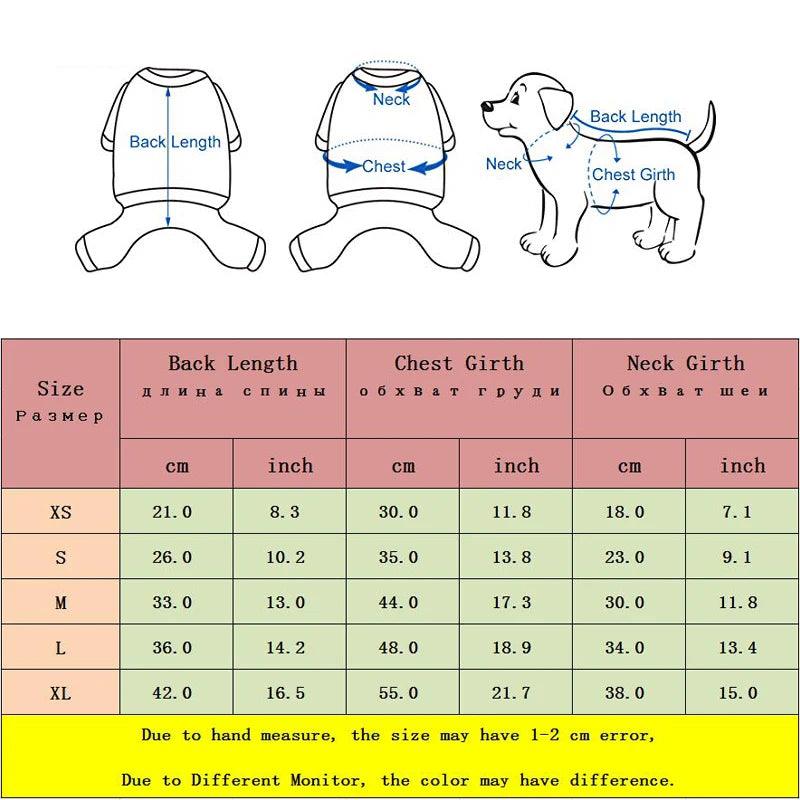 Pet Clothes Puppy Outfit Vest Warm Dog Clothes for Small Dogs Winter Windproof Pets Dog Jacket Christmas Coat Ropa Perro - Paws &amp; Purrfections