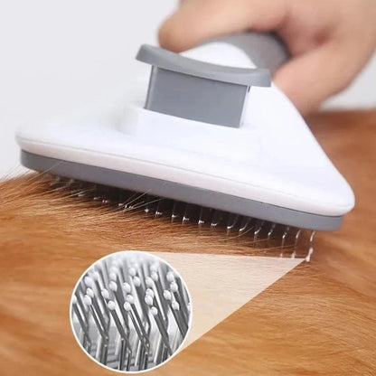 Pet Dog Brush Cat Comb Self Cleaning Pet Hair Remover Brush For Dogs Cats Grooming Tools Pets Dematting Comb Dogs Accessories - Paws &amp; Purrfections