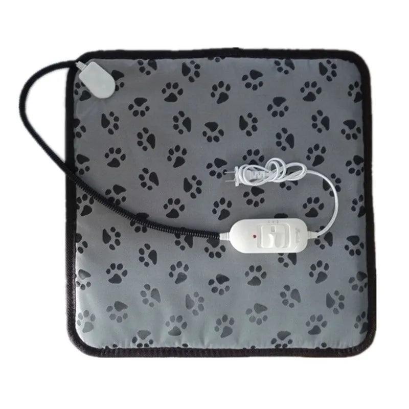 Pet Electric Blanket Winter Warming Pad Cat Dog Heated Nest Waterproof Warmer Power-Off Protection Bite-Resistant Mat Bed - Paws &amp; Purrfections