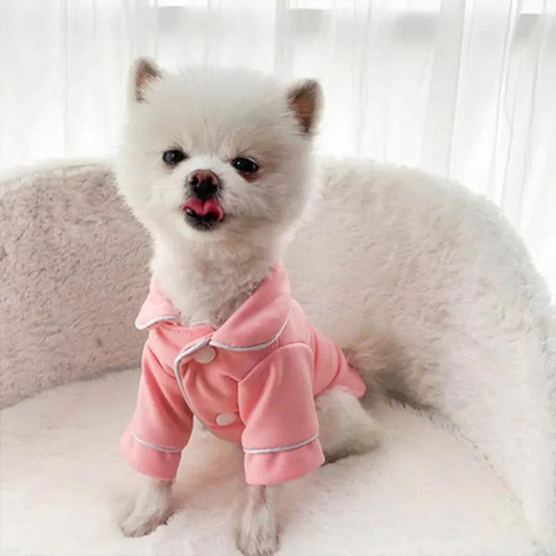 Pet French Bulldog Pajamas Fashion Pets Dogs Clothing Chihuahua Puppy Outfit Small Medium Dogs Costume Pet Clothes Ropa Perro - Paws &amp; Purrfections