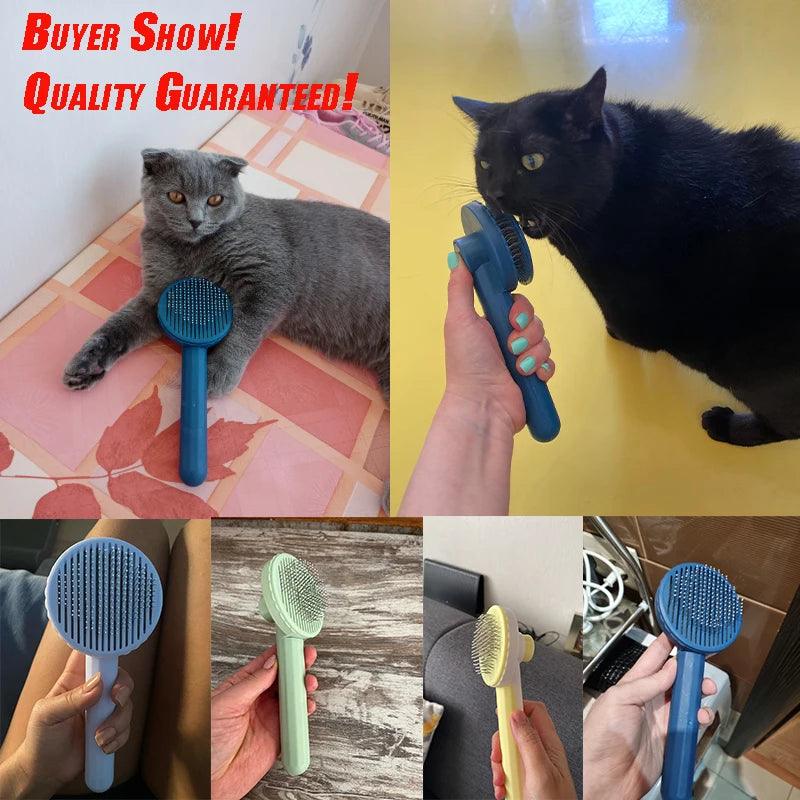 Pet Grooming Brush - Paws &amp; Purrfections