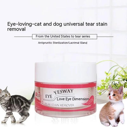 Pet Tear Stain Powder Dog Eye Tear Stain Eye Stain Bichon Pomeranian Garfield Cat Eye Cleaning Products, Cat Accessories - Paws &amp; Purrfections