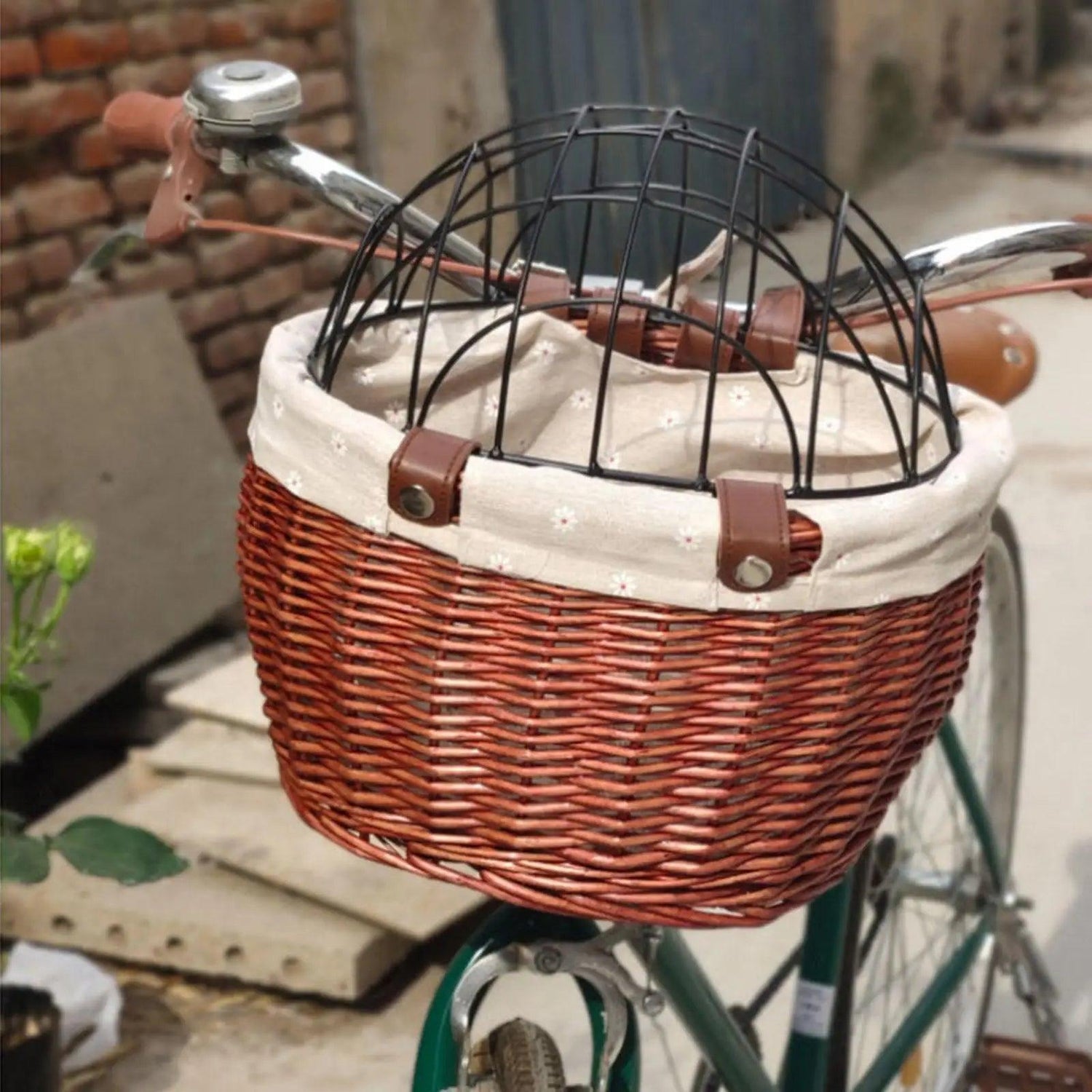 Pets Cat Dog Bicycle Front Basket Holder for MTB Road Bikes Shopping Riding - Paws &amp; Purrfections