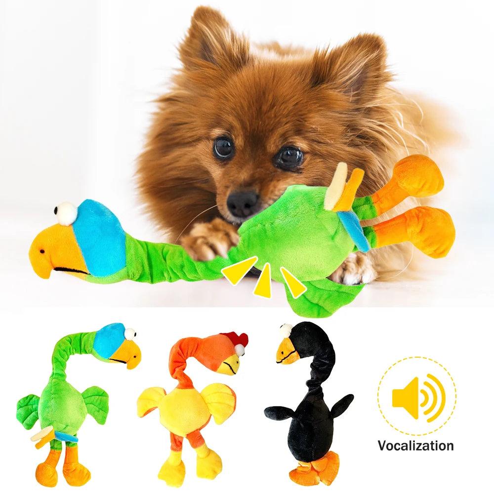 Pets Dog Toys Screaming Chicken Sound Toy Puppy Bite Resistant Chew Toy Interactive Squeaky Dog Toy Puppy Dog Accessories - Paws &amp; Purrfections