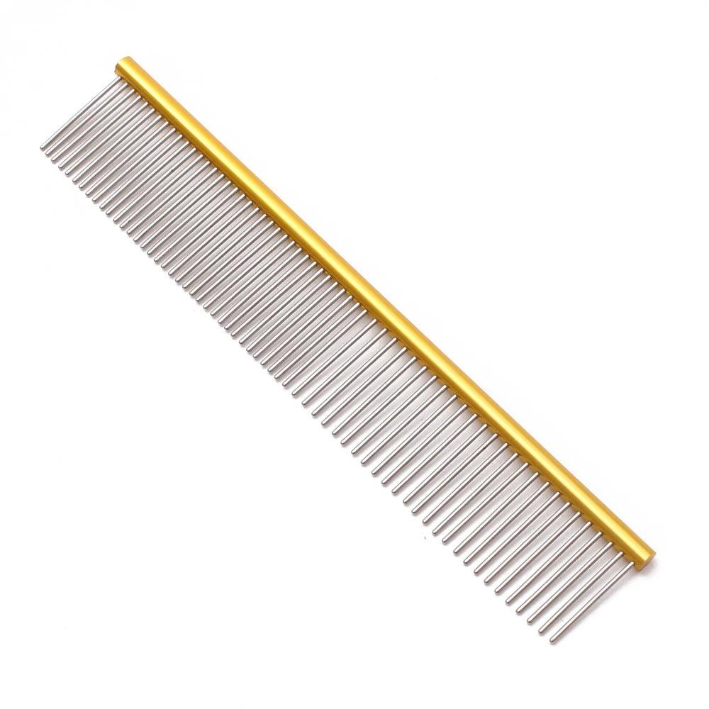 Puppy Grooming Comb Groomer For Dog Aluminum Groomer Pets Combs Hairbrush Cat Dog Grooming Combs Dog Hair Care C6704 - Paws &amp; Purrfections