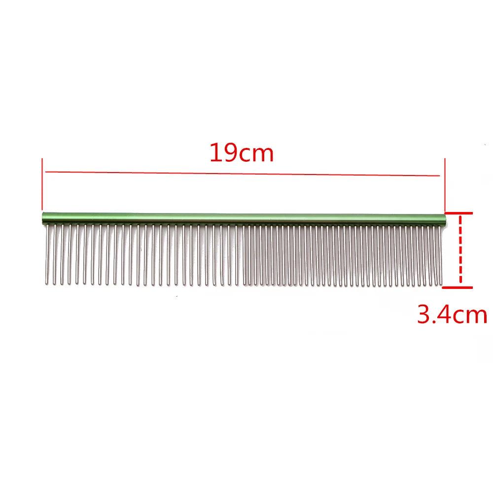 Puppy Grooming Comb Groomer For Dog Aluminum Groomer Pets Combs Hairbrush Cat Dog Grooming Combs Dog Hair Care C6704 - Paws &amp; Purrfections