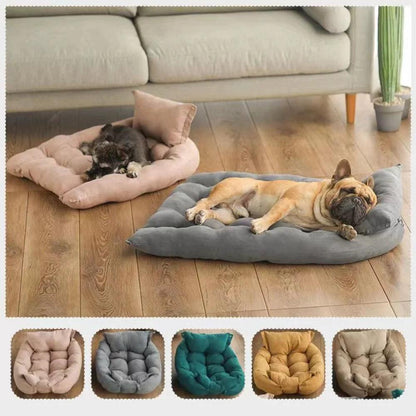 Ultimate Comfort 3-in-1 Cotton Kennel Dog Bed - Paws &amp; Purrfections