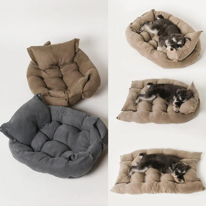 Ultimate Comfort 3-in-1 Cotton Kennel Dog Bed - Paws &amp; Purrfections