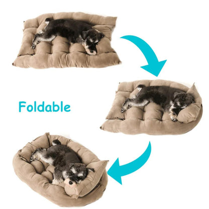 Ultimate Comfort 3-in-1 Cotton Kennel Dog Bed - Paws &amp; Purrfections