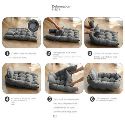 Ultimate Comfort 3-in-1 Cotton Kennel Dog Bed - Paws &amp; Purrfections