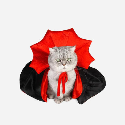 Vampire Cloak Pet Outfit - Paws &amp; Purrfections