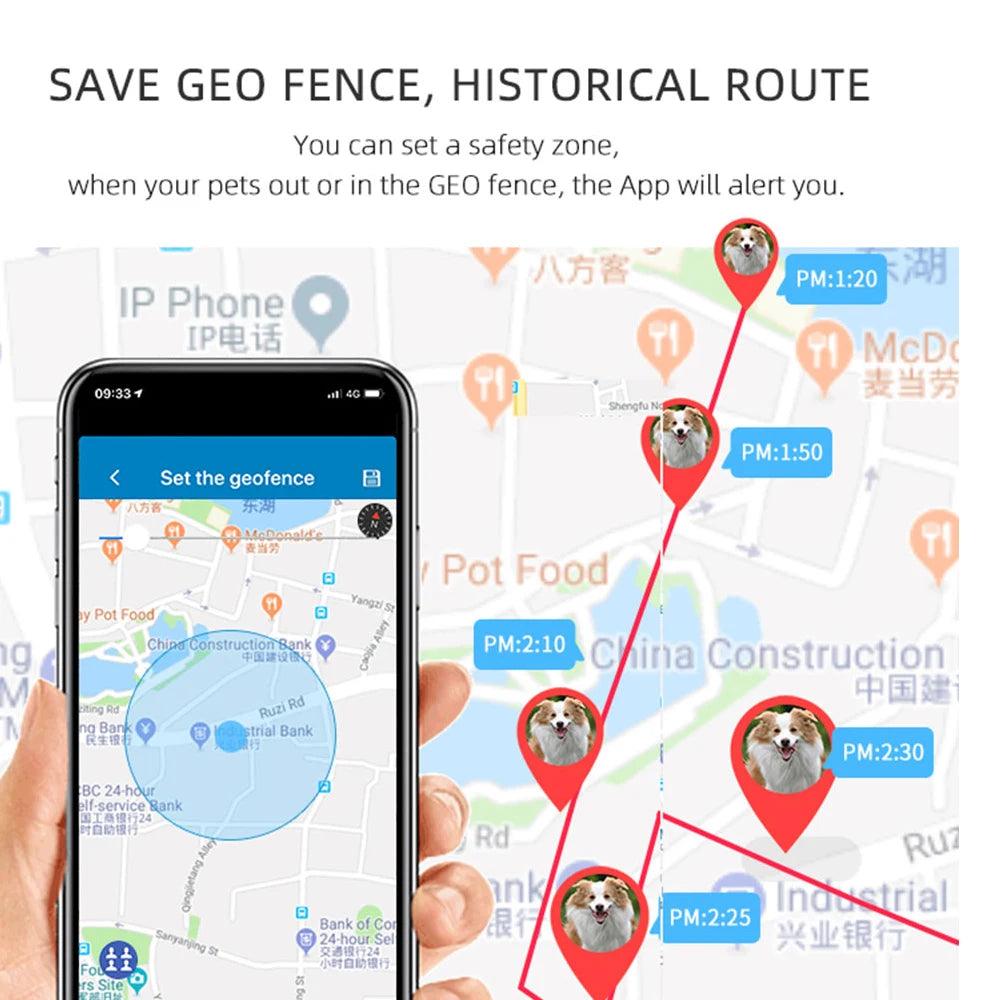 Waterproof GPS Pet Tracker with Free App - Paws &amp; Purrfections