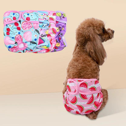 Waterproof Pets Diaper Female Dog Diapers Underwear Diaper Sanitary Panties Physiological Shorts Pants For Small Medium Dogs - Paws &amp; Purrfections