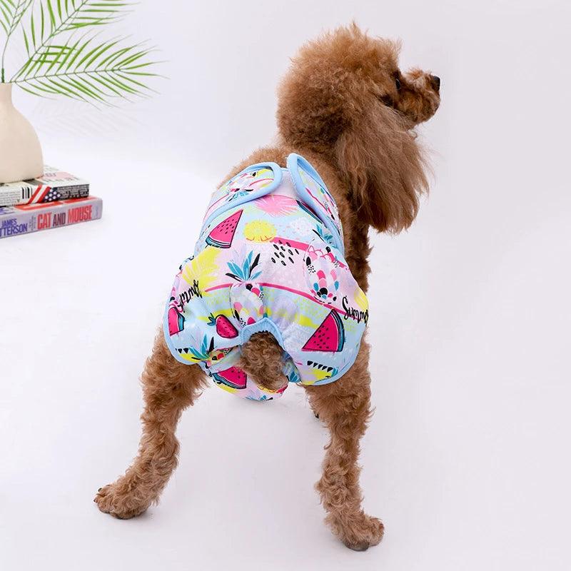 Waterproof Pets Diaper Female Dog Diapers Underwear Diaper Sanitary Panties Physiological Shorts Pants For Small Medium Dogs - Paws &amp; Purrfections