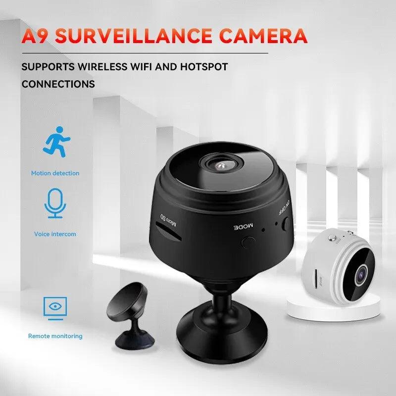 WiFi Mini Camera - Wireless Video &amp; Voice Recorder for Smart Home Security. A9 - Paws &amp; Purrfections