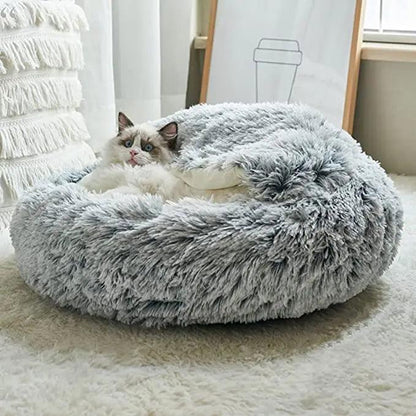 Winter Long Plush Pet Bed - Paws &amp; Purrfections