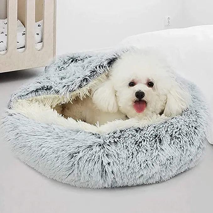 Winter Long Plush Pet Bed - Paws &amp; Purrfections